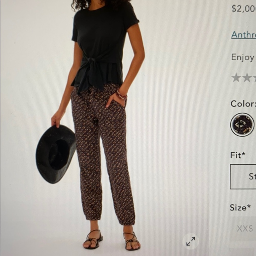 Anthropologie Utility Joggers